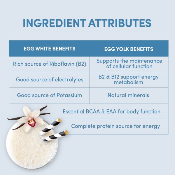 Envase con polvo de proteína