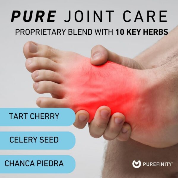 Envase de PUREFINITY cápsulas ácido úrico y desintoxicación