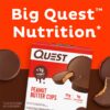 Envase Quest Nutrition con cups mantequilla de maní 12 unidades