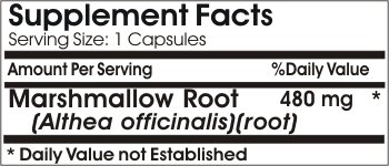 Envase Raíz de malvavisco 480mg Naturetition Supplements