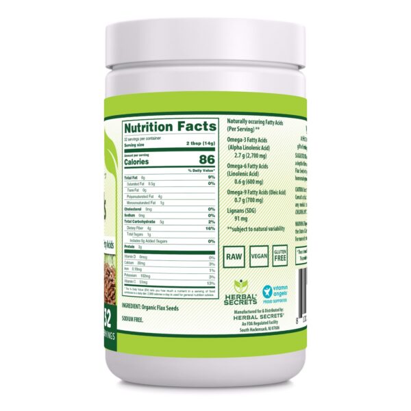 Envase semillas lino Herbal Secrets 454 gramos