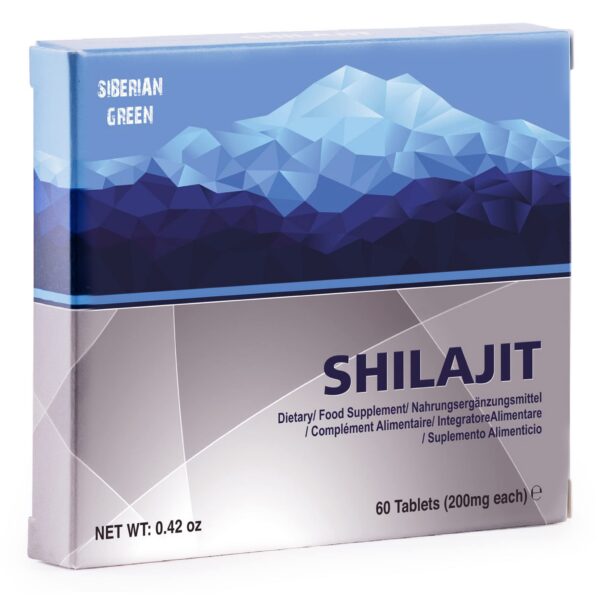 Version 1.0.0 Envase Shilajit natural 120 tabletas Golden Shilajit Siberian Green