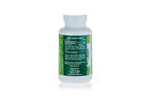 Version 1.0.0 Envase de SuperLax Common Sense Herbal Products para limpieza intestinal