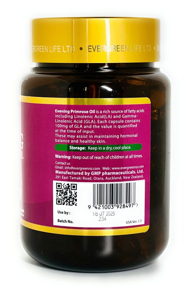 Version 1.0.0 envase suplemento aceite onagra evergreen capsulas omega-6