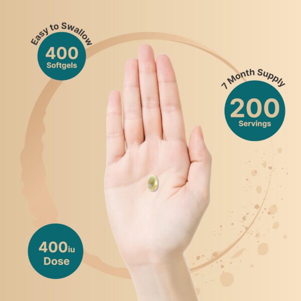 envase suplemento antioxidante vitamina e NatureBell 400 cápsulas