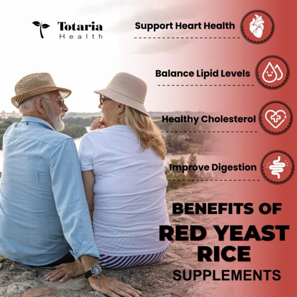 Envase suplemento arroz levadura roja con coenzima Q10 Totaria