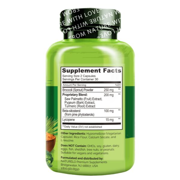 Version 1.0.0 Envase suplemento botánico prostate salud NATURELO