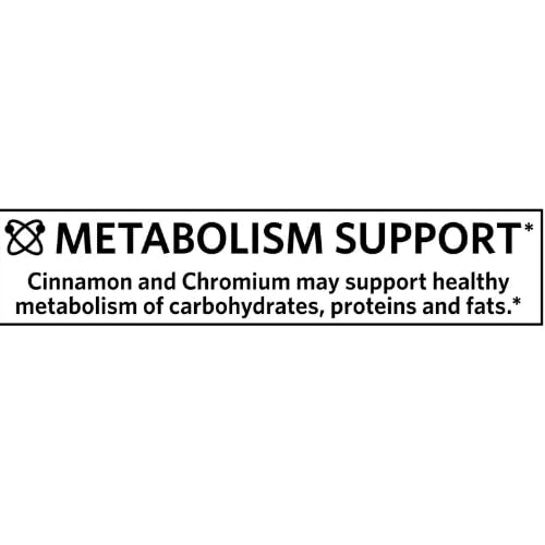 Envase de suplemento Cinnamon Plus para metabolismo saludable