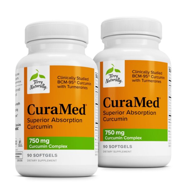 Version 1.0.0 Envase suplemento CuraMed 750mg Terry Naturally 90 cápsulas