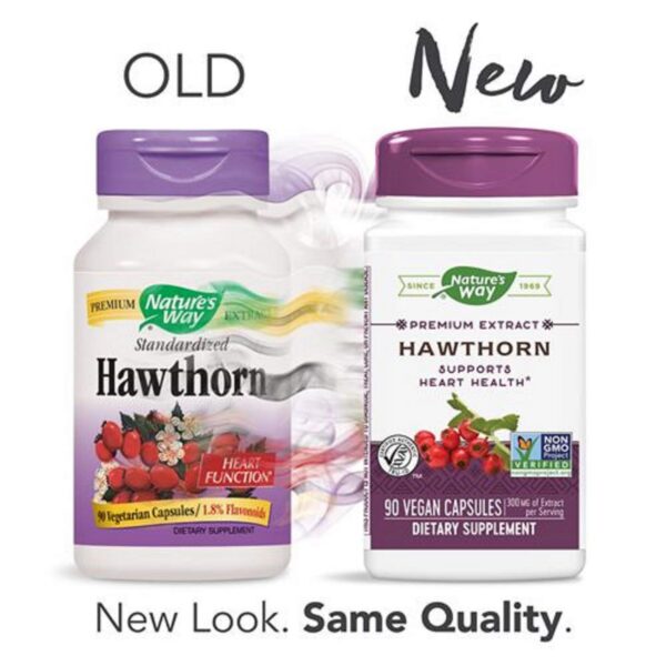 Envase de suplemento dietético con extracto de espino blanco