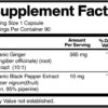Envase suplemento jengibre con pimienta negra orgánico