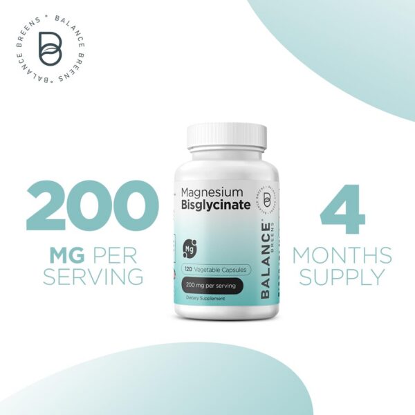 Envase con suplemento de magnesio puro para bienestar general