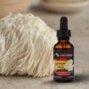Envase del suplemento natural Mushroom Brain con hongos medicinales