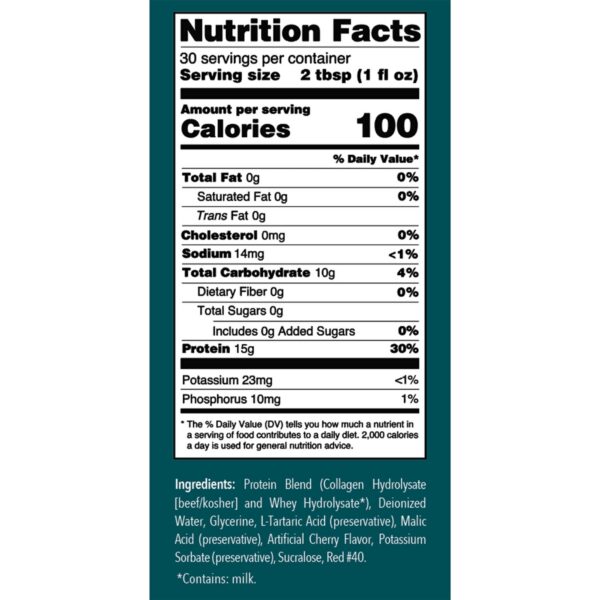 Version 1.0.0 Envase suplemente nutricional proteína sin azúcar DermaRite Proheal