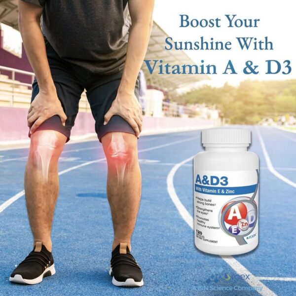 Envase suplemento nutricional Roex vitaminas A D E