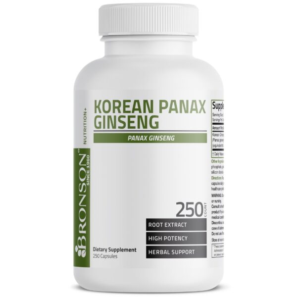Envase suplemento Panax Ginseng Gingko para función mental