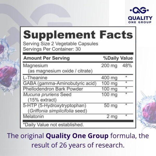 Envase suplemento sueño Sleep Max con ingredientes naturales