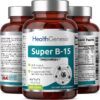 Version 1.0.0 Envase suplemento Super B-15 con niacina y calcio Health Genesis