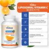 Envase suplemento vitamina C liposomal Viminz 180 cápsulas