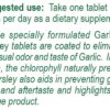 Envase de suplementos Ajo Plus Perejil para salud natural