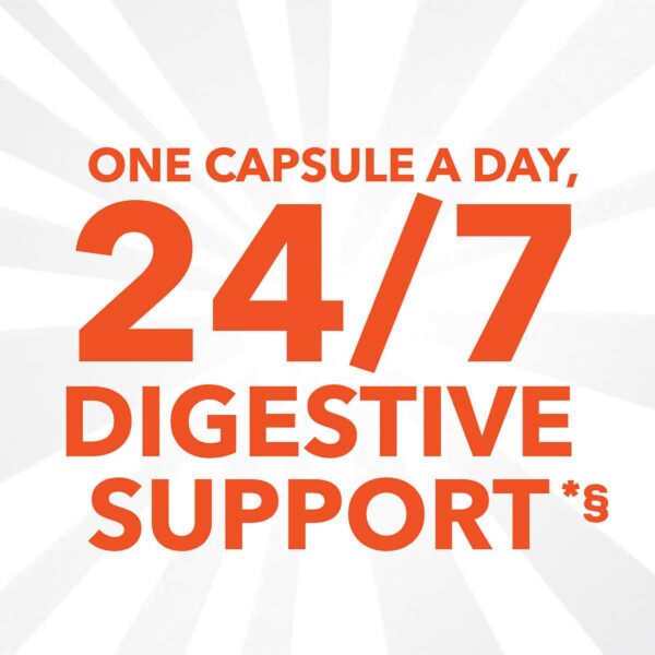 Envase de suplemento probiótico Align con 84 cápsulas