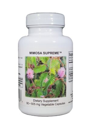 Envase Supreme Nutrition Mimosa Supreme 90 cápsulas