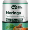 Version 1.0.0 Envase de tabletas moringa cúrcuma jengibre para salud digestiva e inmunidad