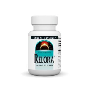 Envase tabletas Relora 250mg Source Naturals 90 unidades