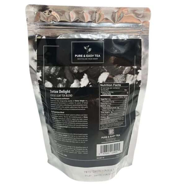 Version 1.0.0 envase té detox Pure And Easy Tea 100 gramos paquetería