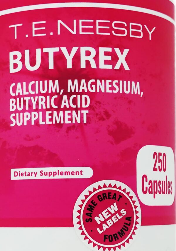 Envase T.E. Neesby Butyrex Calcio Magnesio Butirato 600 mg