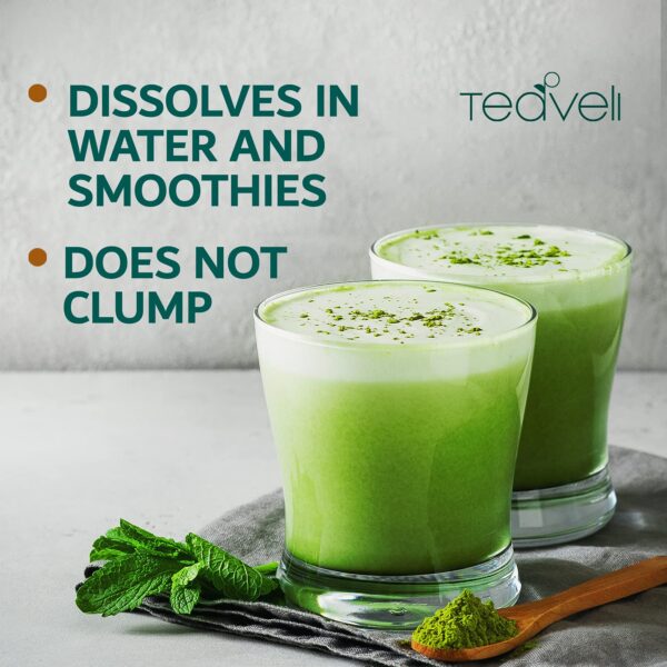 Envase Teaveli con polvo de jugo de cebada orgánico