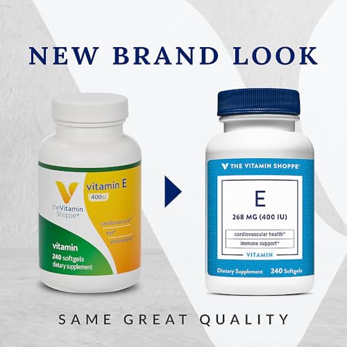 Envase The Vitamin Shoppe Vitamina E 400 IU