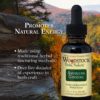 Envase trasero raíz de ginseng americano Woodstock Herbal Products 1 onza