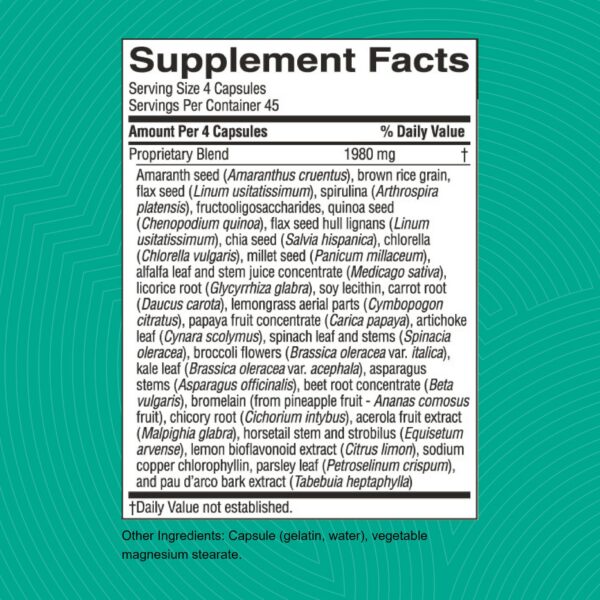 Version 1.0.0 Envase de Ultimate Greenzone 180 cápsulas