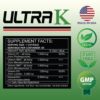 Envase Ultra K suplemento para resistencia y entrenamiento