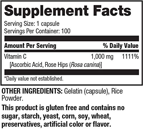 Envase Ultra Plan Hi-Health vitamina c con rosa mosqueta