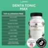 Envase verde y blanco del suplemento Denta Tonic Max para salud digestiva