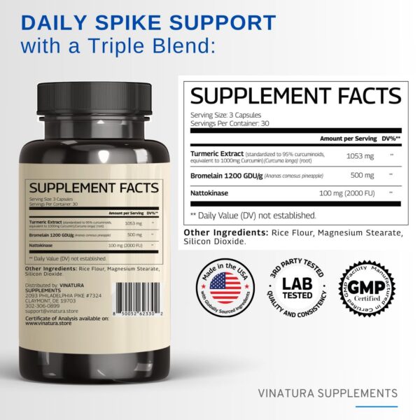 Version 1.0.0 Envase VINATURA con complejo enzimático para detox y proteína