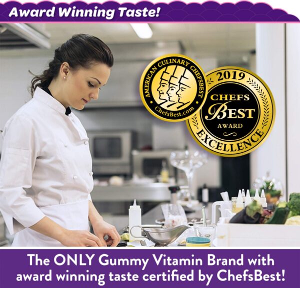 Envase de Vitafusion Power C gomitas saludables para adultos