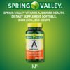 Envase de vitamina A Spring Valley