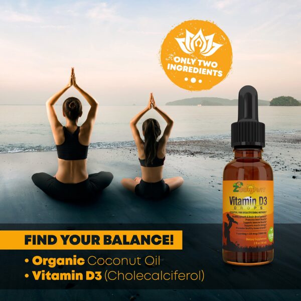 Envase de vitamina D líquida Zoomavit para recién nacidos y niños