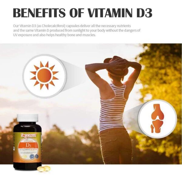 Version 1.0.0 envase de vitamina d3 spoonful con suplemento para huesos