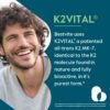 Envase vitamina K2 BESTVITE sin estearatos y sin GMO