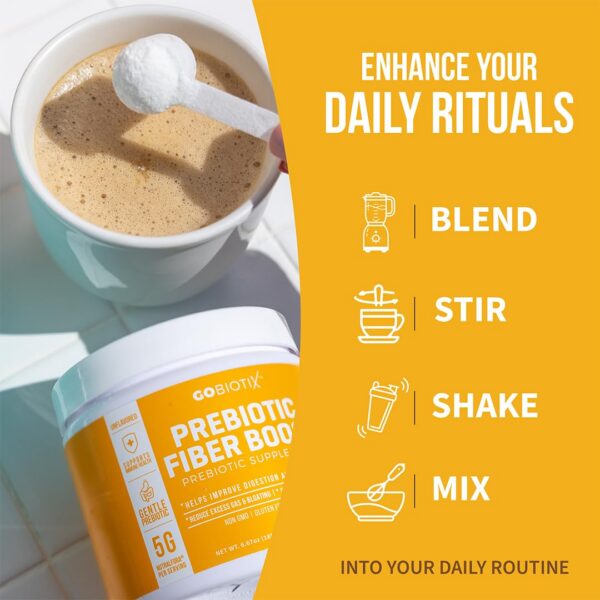 Suplemento GOBIOTIX sin gluten vegano en polvo para regularidad