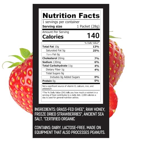 Envases portátiles de 1 oz con ghee orgánico y miel cruda