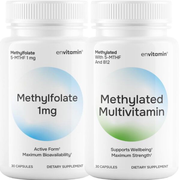 Frente de la etiqueta EnvItamin Methylfolate