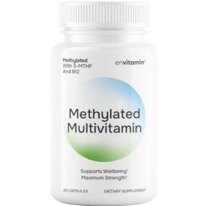 Version 1.0.0 envitamin multivitamínico metilado botella frontal 30 cápsulas