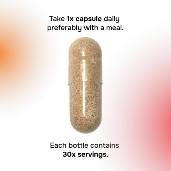 Vista de tribulus y maca en la etiqueta