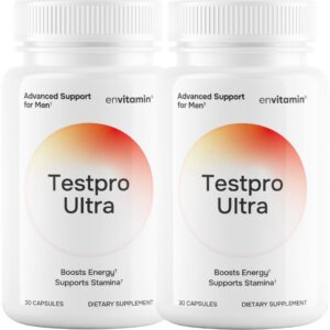 envitamin Testpro Ultra multivitaminico para hombres 30 tabletas frasco