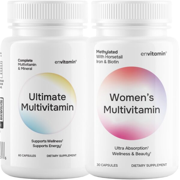 Frente del paquete envitamin Women Ultimate Bundle